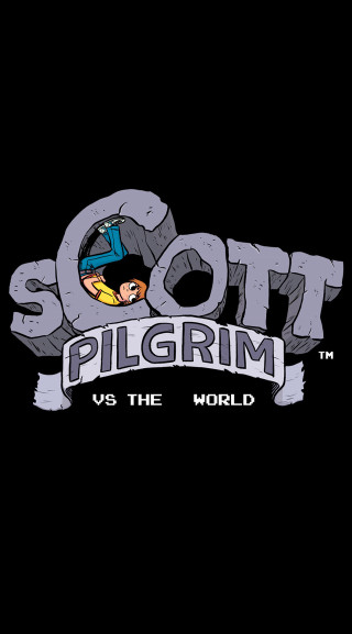 Black shirt cartoon character scott - graphic novel free wallpaper