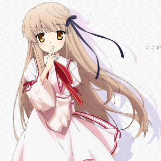 Girl white dress long hair 2 - her hand free wallpaper