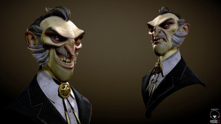 Creepy men hair makeup faces - a couple free wallpaper