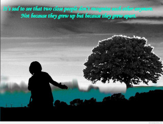 Person standing tree quote on - two person free wallpaper