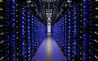 Blue yellow wine bottles warehouse - a warehouse free wallpaper
