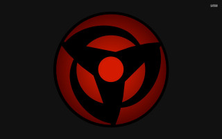 Red black logo steering wheel - center piece free wallpaper