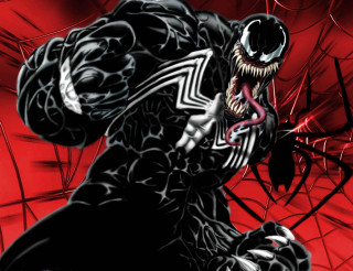 Spider man large mouth red - man free wallpaper