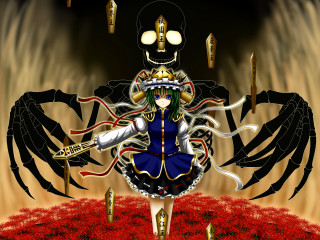 Woman costume wings sword hand 5 - a costume free wallpaper