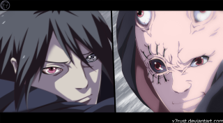 Anime characters red eyes black 2 - a demon face free wallpaper