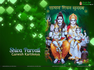 Green background hindu deities message - a green background free wallpaper