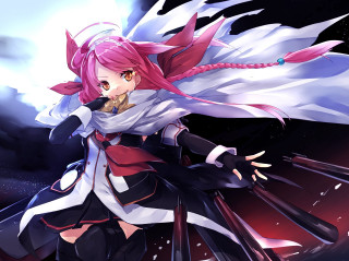 Girl pink hair white dress - a white dress free wallpaper