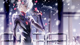 Whitehair blackoutfit redbow tiesword anime - white hair free wallpaper