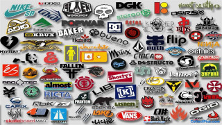 Logos stickers collection white background - graphic design free wallpaper