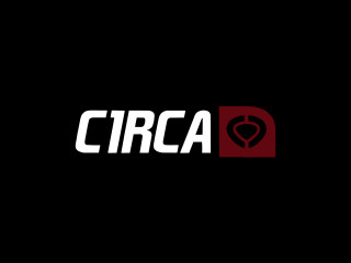 Black circle circ red white - correggio free wallpaper