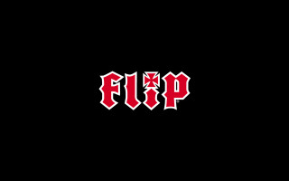 Black background red white logo 9 - international typographic style free wallpaper