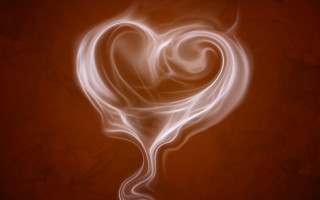 Heart shaped smoke red background - alison kinnaird free wallpaper