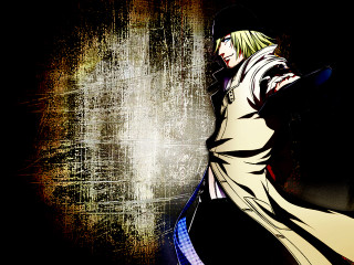 Man trench coat hat gun 2 - grungy free wallpaper