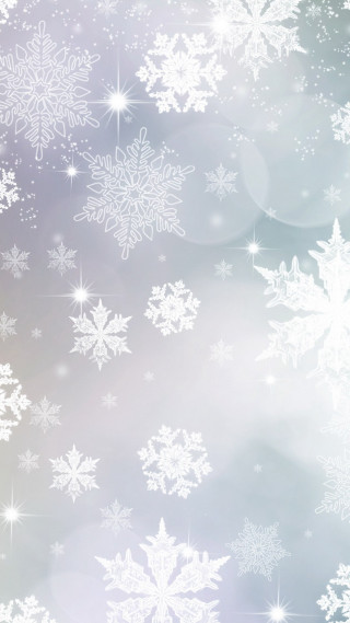 Snowflake background blue white stars - an ambient occlusion free wallpaper