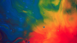 Colorful liquid painting red artistry - swirl free wallpaper