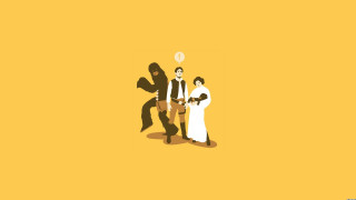 Couple people yellow background balloon - war free wallpaper