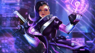 Futuristic woman suit gun background - a gun and a gun free wallpaper