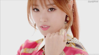 Red hair pink shirt earrings - aestheticism free wallpaper