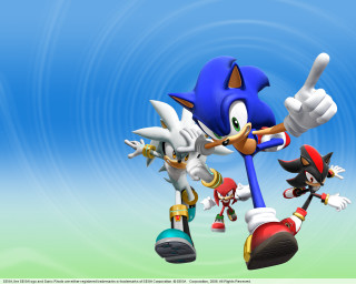 Cartoon character gun pointing sonic - a gun free wallpaper