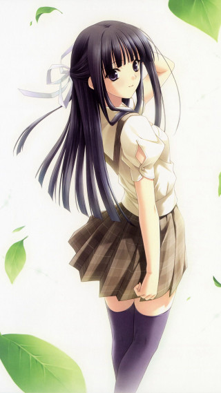 Girl long black hair white 2 - long black hair free wallpaper