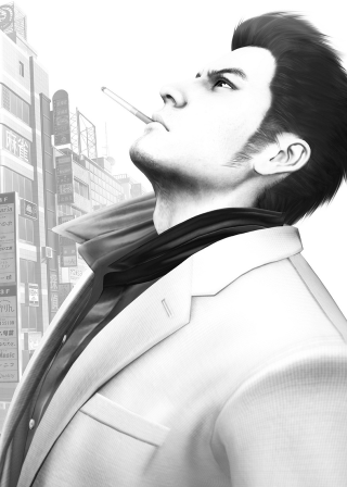 Man cigarette cityscape skyscraper background - a man free wallpaper