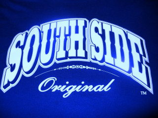 Blue shirt southside white letters - felipe seade free wallpaper