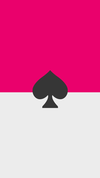 Pink black ace card background - international typographic style free wallpaper