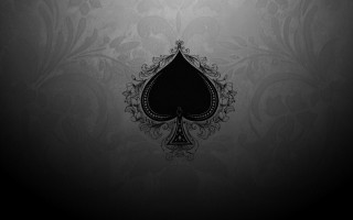 Black white card suit wallpaper - a design free wallpaper