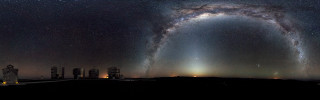 Night sky stars structure lights - a night sky free wallpaper