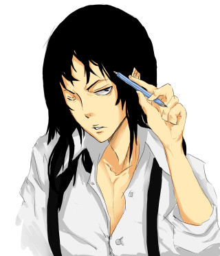 Long hair pen ear serious - their face free wallpaper