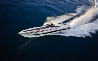 Speed boat wake water air - an gyeon free wallpaper for desktop