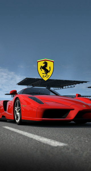 Red sports car stadium ferrari - a stadium free wallpaper