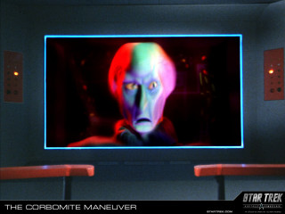 Television neon suit man light - a television screen free wallpaper