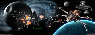Star wars spaceship space station 2 - war free wallpaper