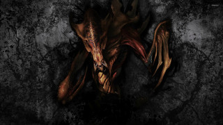 Demonic demon large wings face - a demonic looking demon free wallpaper