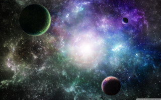 Planet sky stars bright light - a. hardy free wallpaper