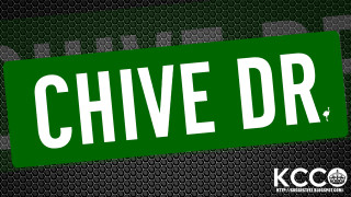Green sign chive dr black - a white lettering free wallpaper