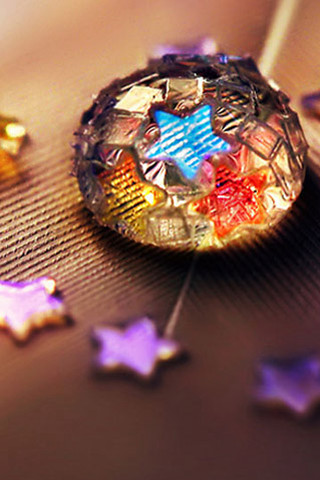 Star shaped candy bar table - top of a table next free wallpaper