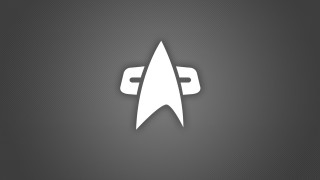White paper airplane gray background - a shadow free wallpaper