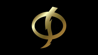 Gold letter q black background - gold free wallpaper
