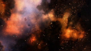 Large cluster stars bright orange - the center free wallpaper