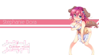 Pink haired girl dog ears - dada free wallpaper