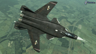Fighter jet flying green field 2 - carl eugen keel free wallpaper
