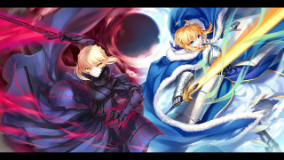 Anime characters swords demon background 2 - the other holding free wallpaper