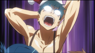 Man santa hat shirt hands - his body free wallpaper