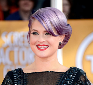 Purple hair smiling woman photorealistic - the camera free wallpaper