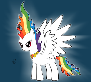Rainbow pony with wings rainbow - anne stokes free wallpaper