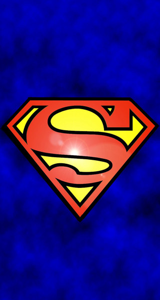 Superman logo blue background red 4 - a superman logo free wallpaper