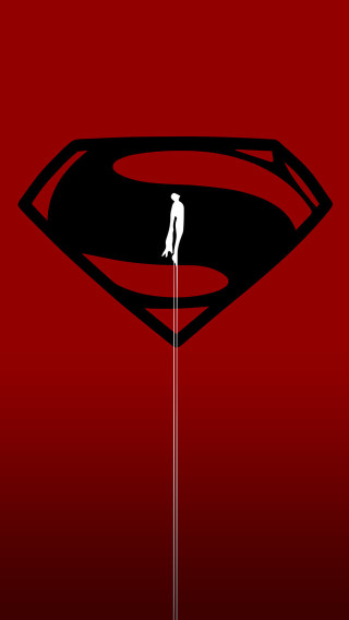 Man pole superman logo poster - a pole in front free wallpaper