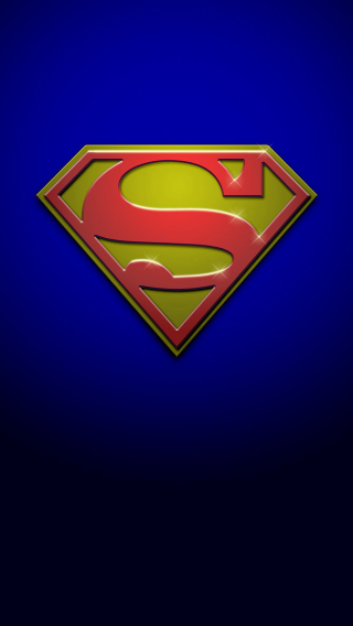 Superman logo blue background red 7 - bottom free wallpaper